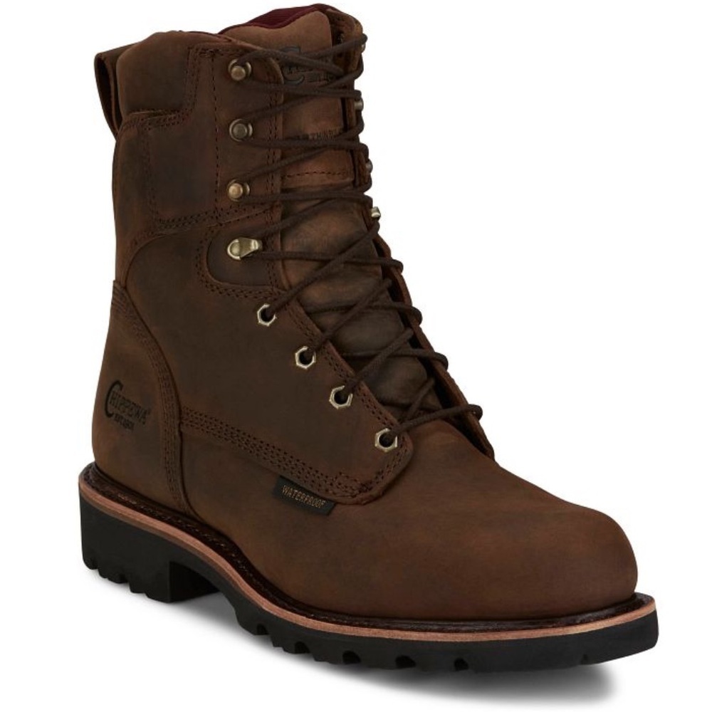 Chippewa Super DNA 8" Waterproof insulated Work Boots Men’s 8.5 EEE Extra Wide